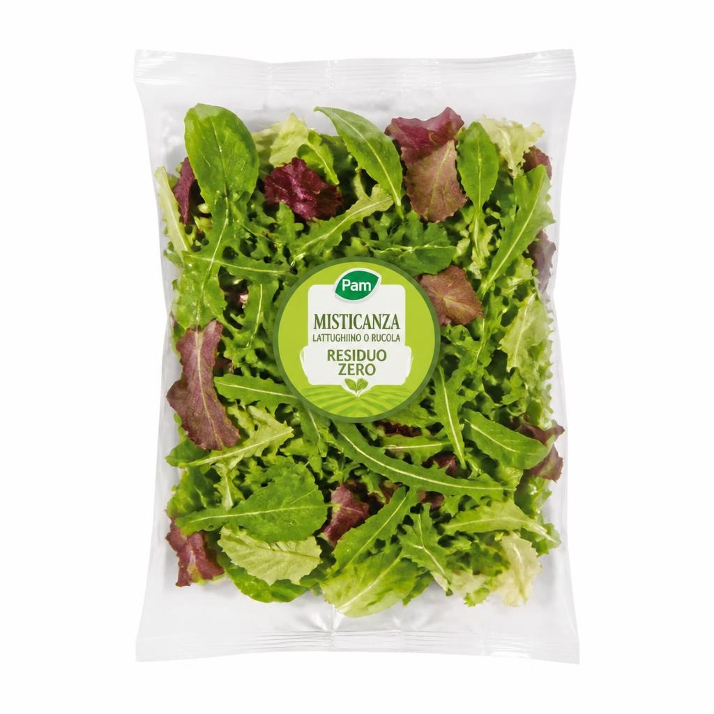 Misticanza, lattughino o rucola residuo zero PAM 100 g in offerta da Panorama