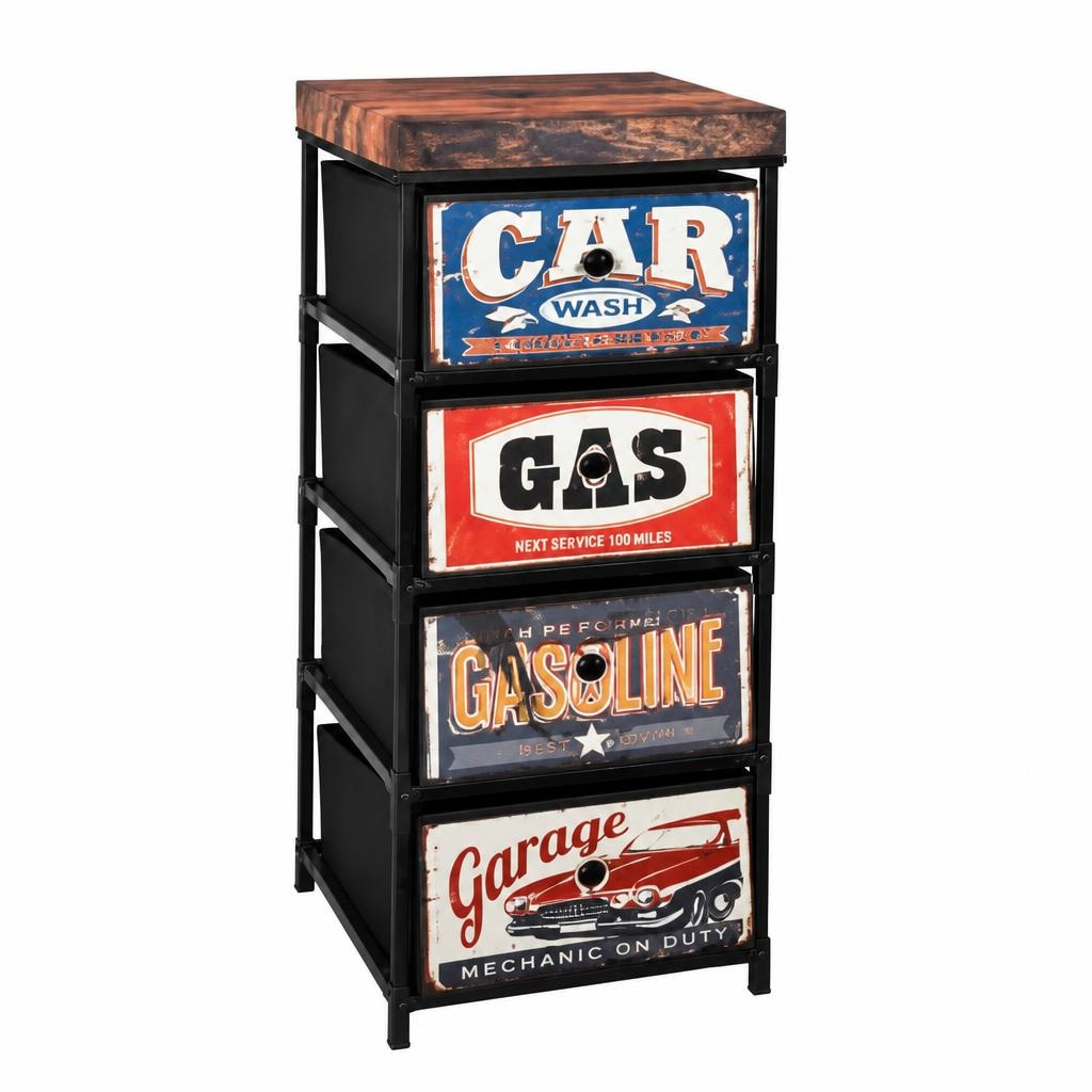 Mobiletto 4 cassetti 32x30x73h cm in offerta da Il Gigante