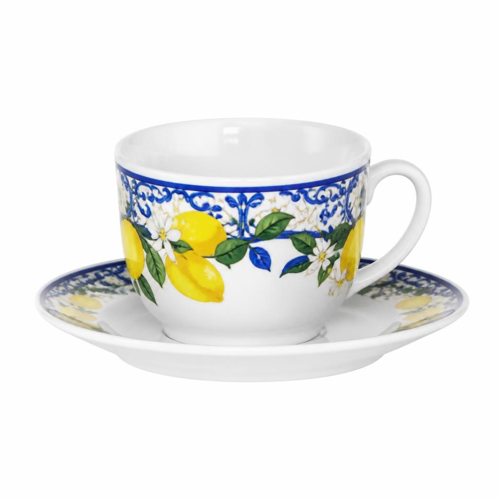 Tazzine con piattini 12 pezzi in offerta da Happy Casa