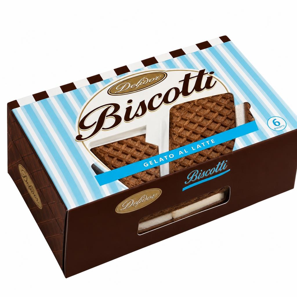 Deljdor Biscotti Gelato al Latte 318 g in offerta da Dpiù