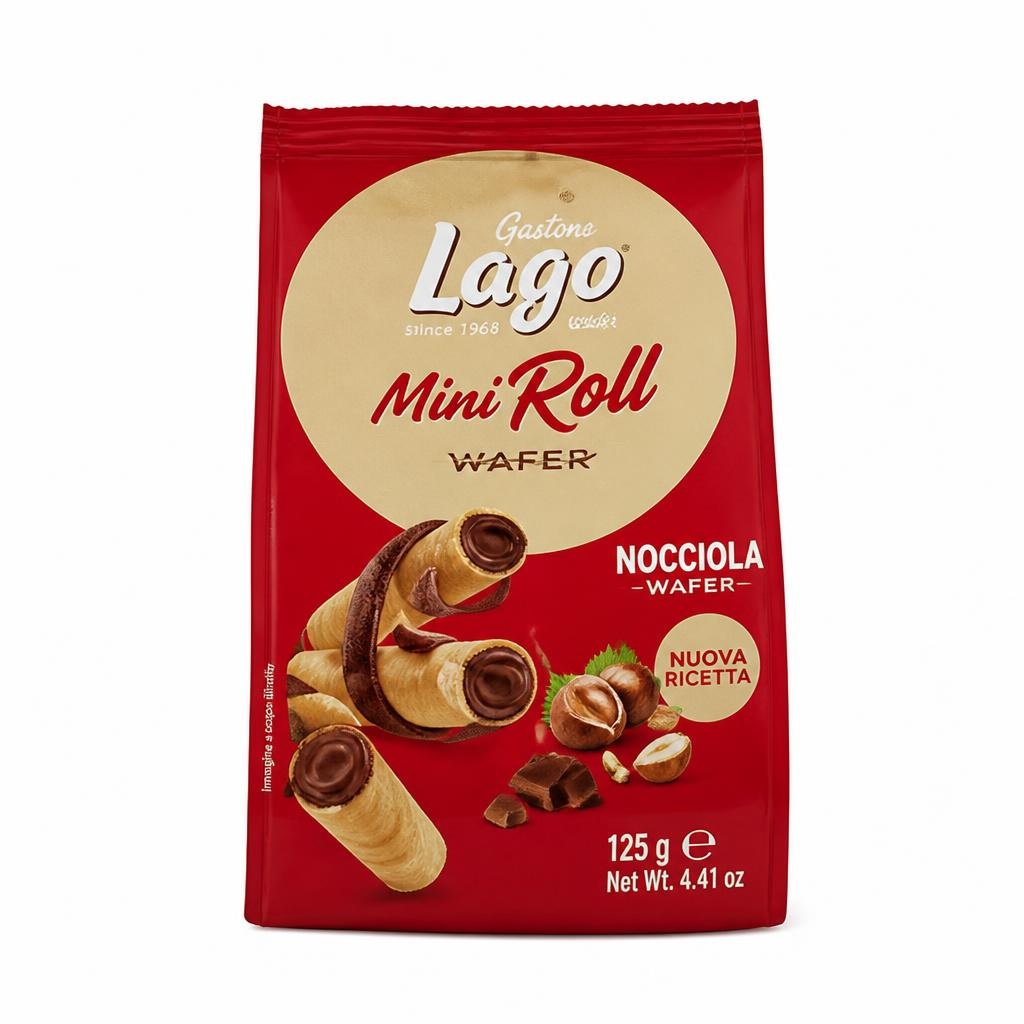 Mini Roll Wafer 125 g LAGO in offerta da Panorama