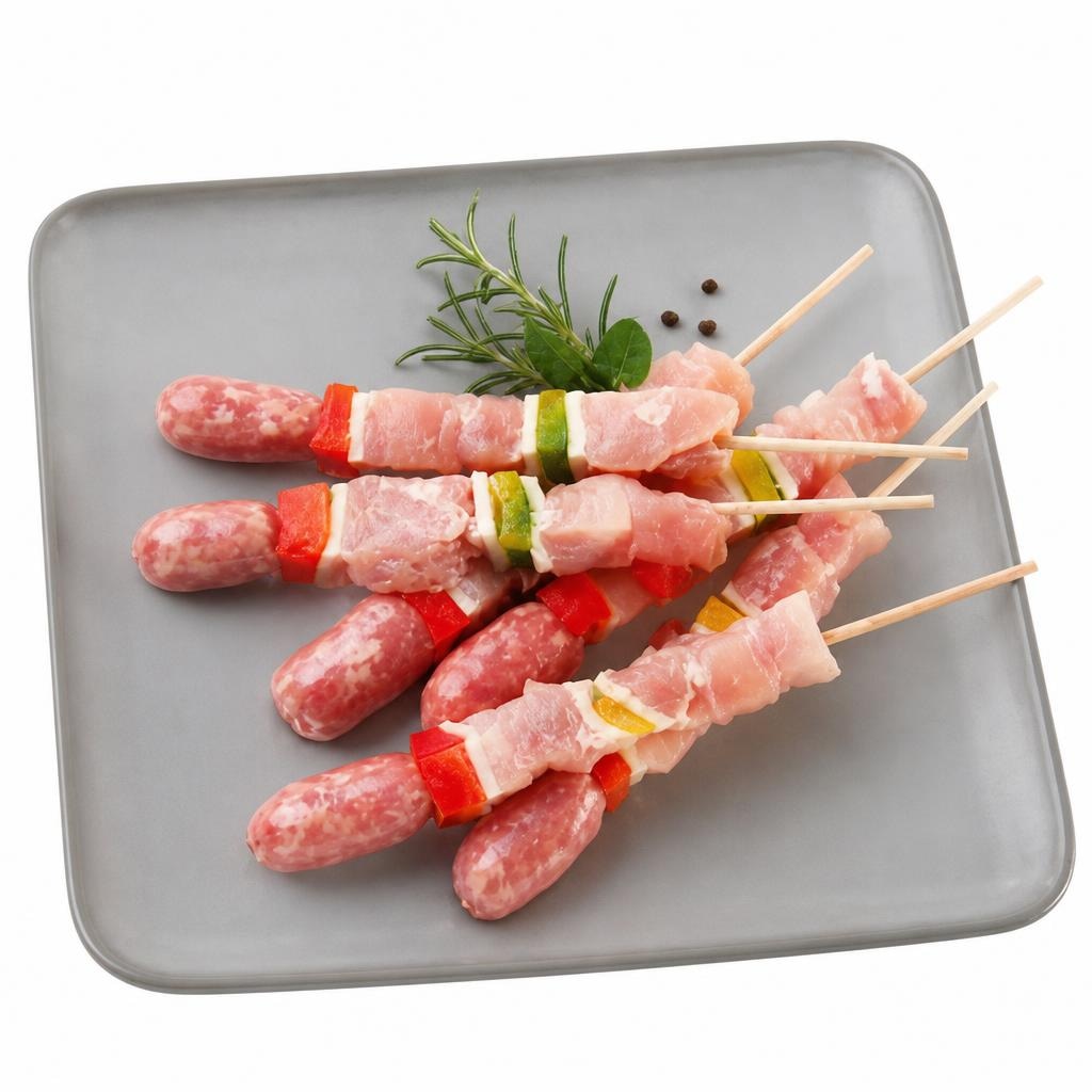 Mini spiedini di pollo 300 g in offerta da Lidl