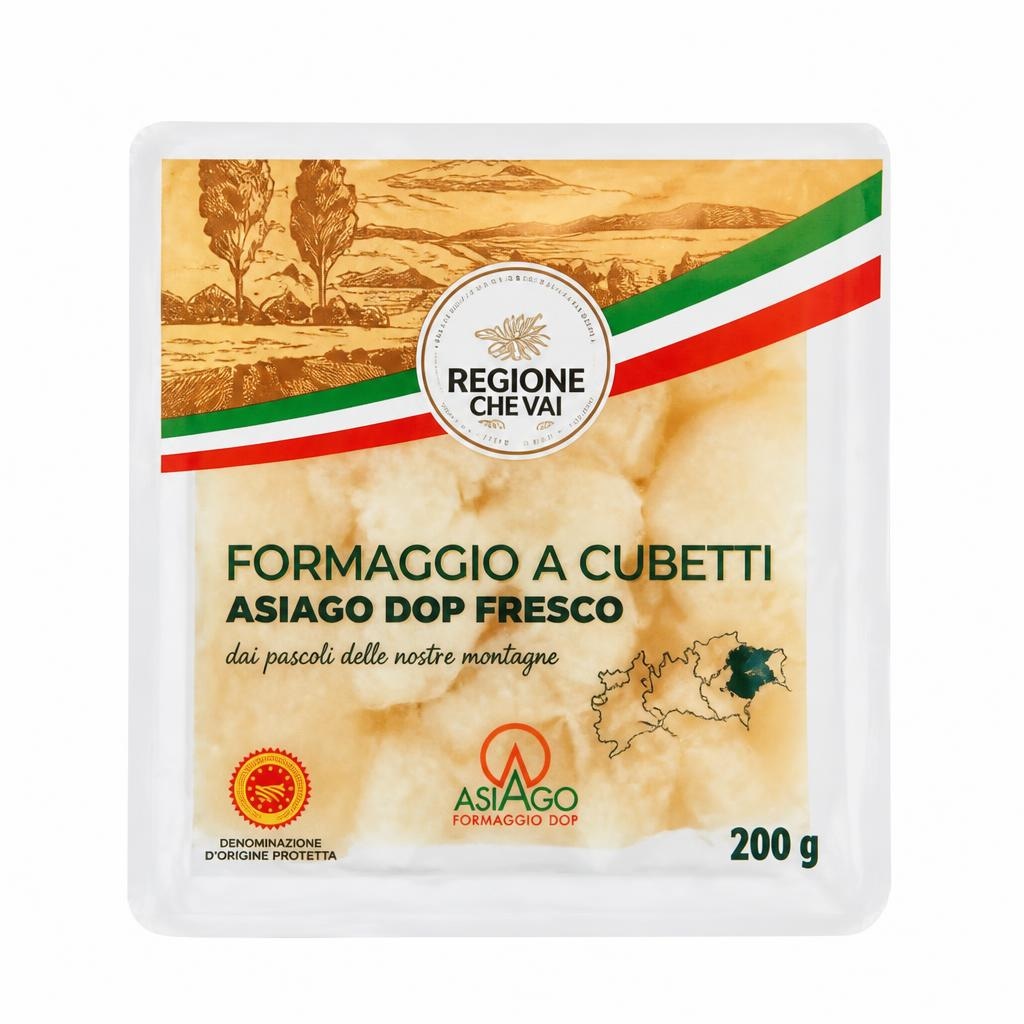 Asiago Fresco DOP/Montasio DOP 200 g REGIONE CHE VAI - Offerta nel negozio ALDI
