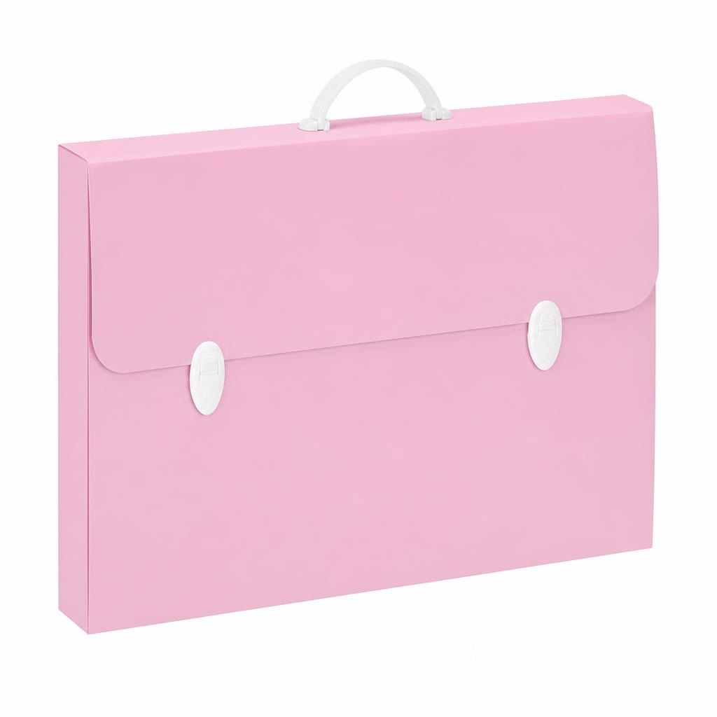 Valigette in polionda Hamelin colori pastel cm 36,5x56,5x5,5 in offerta da Coop