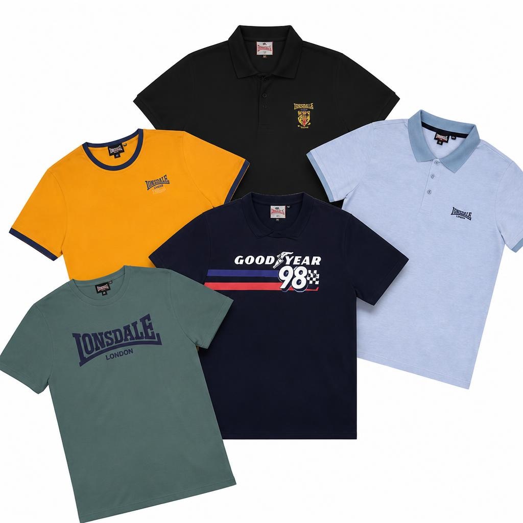 T-shirt/Polo Lonsdale/Goodyear Lonsdale, Goodyear in offerta da MD