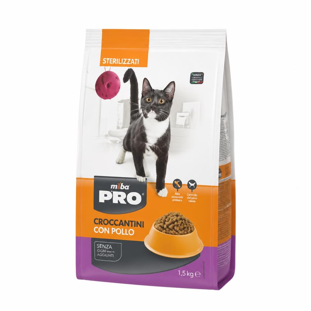 Croccantini per Gatti Sterilizzati Miba Pro 1,5 kg - Offerta nel negozio MD