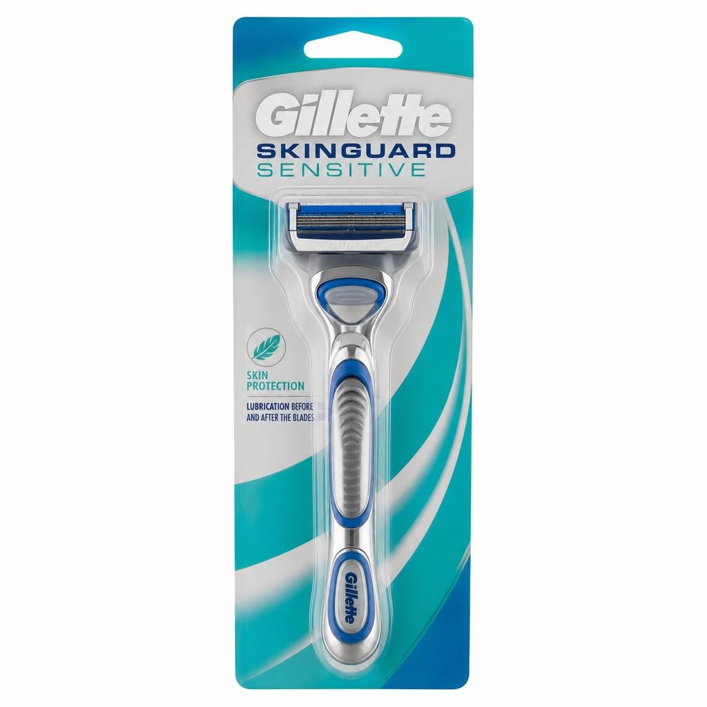 Gillette Skinguard Sensitive rasoio 2+1 in offerta da Tigota