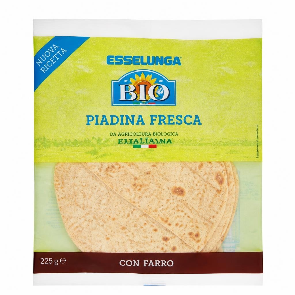 Piadina fresca con farro Esselunga 225 g in offerta da Esselunga