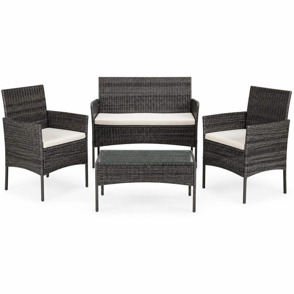 Tavolo con 2 sedie e divanetto PROGARDEN - Offerta nel negozio Happy Casa