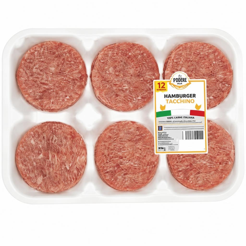 Hamburger di tacchino XXL 12 x 80 g Il Podere in offerta da ALDI