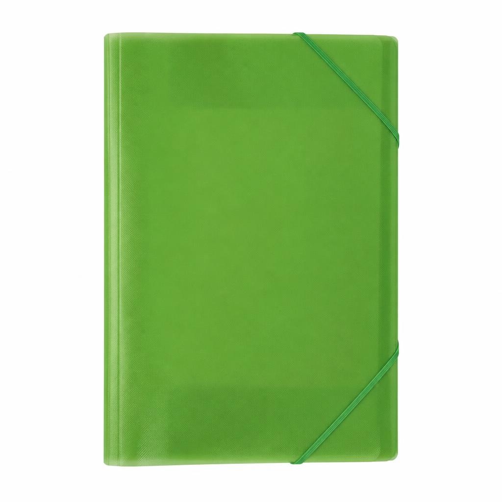 Cartellina 3 lembi in PPL dorso piatto con elastico in offerta da Il Gigante