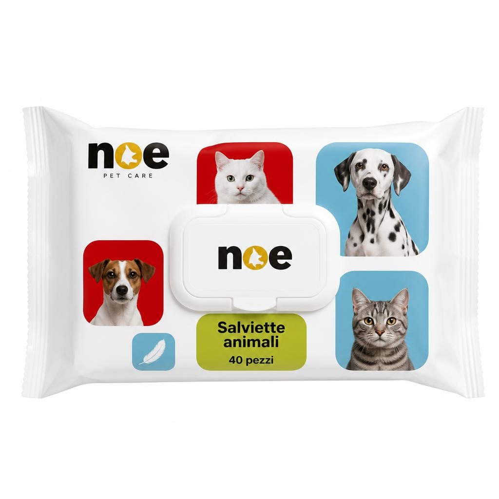 Noe Salviette Animali 40 PEZZI in offerta da Risparmio Casa