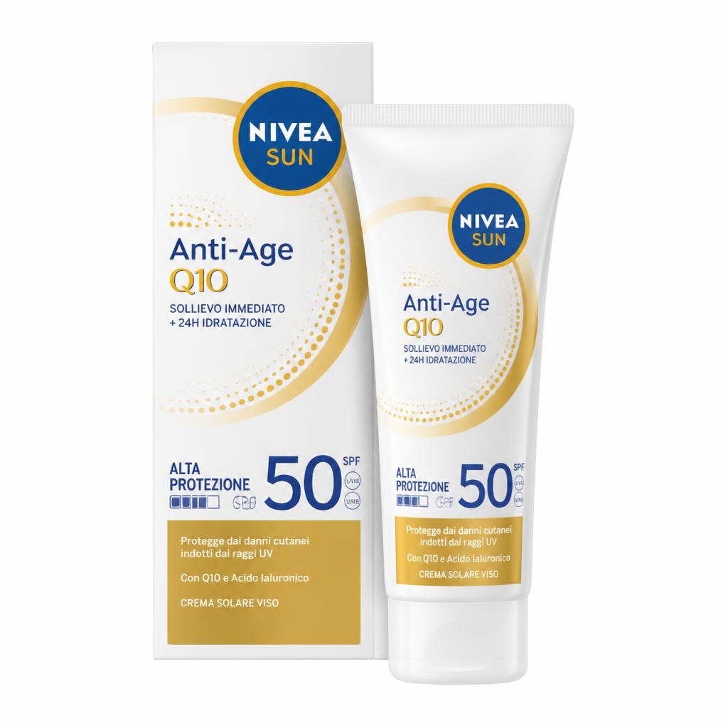 Nivea crema viso solare anti-età 50 ml in offerta da Lidl