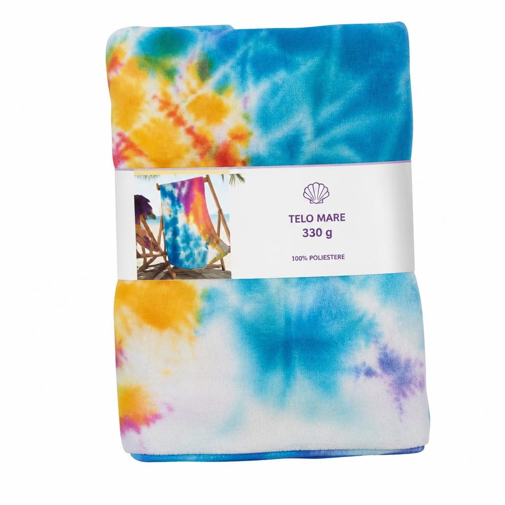 Telo mare 330 g tye dye 330 g NAVIGARE - Offerta nel negozio Iper La grande i
