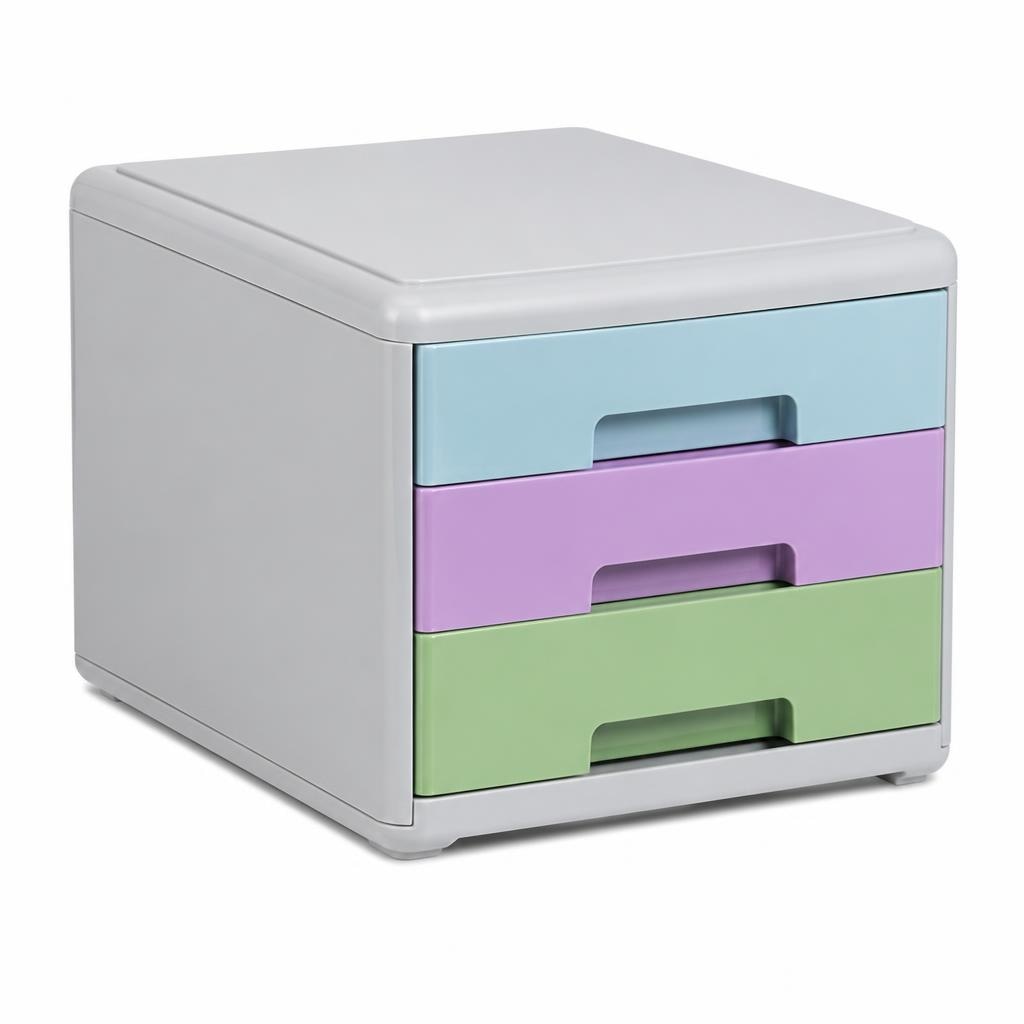 Mini cassettiera 3 cassetti formato A5 17,7x25,4x17h cm in offerta da Eurospin