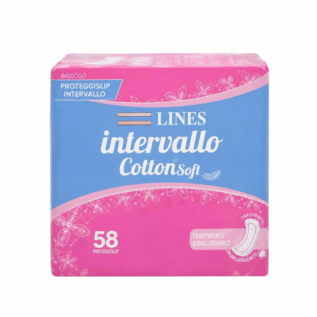 Lines Intervallo proteggislip 58 pezzi in offerta da Bennet