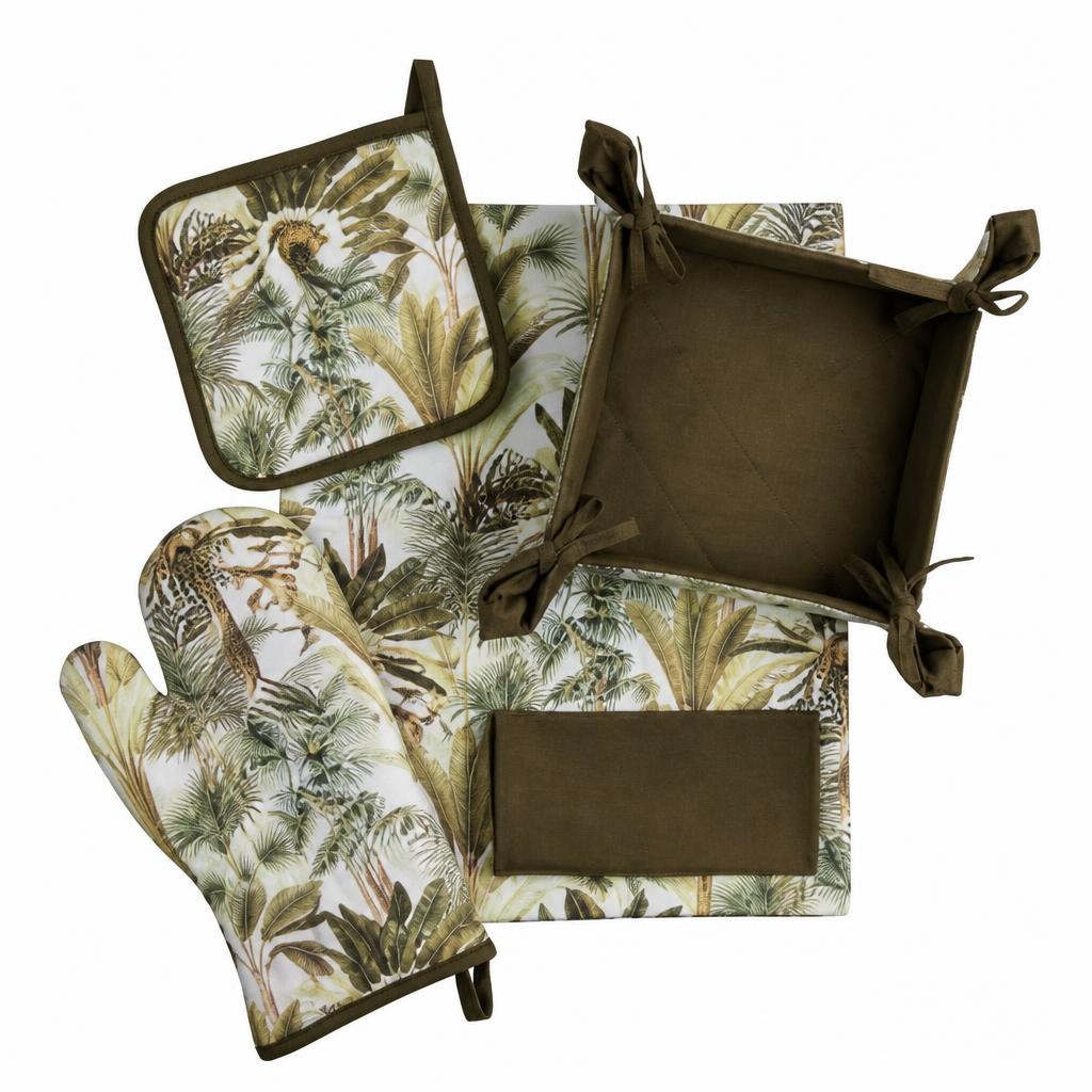 Linea Lotus 100% cotone design jungle Cà in offerta da Iper La grande i