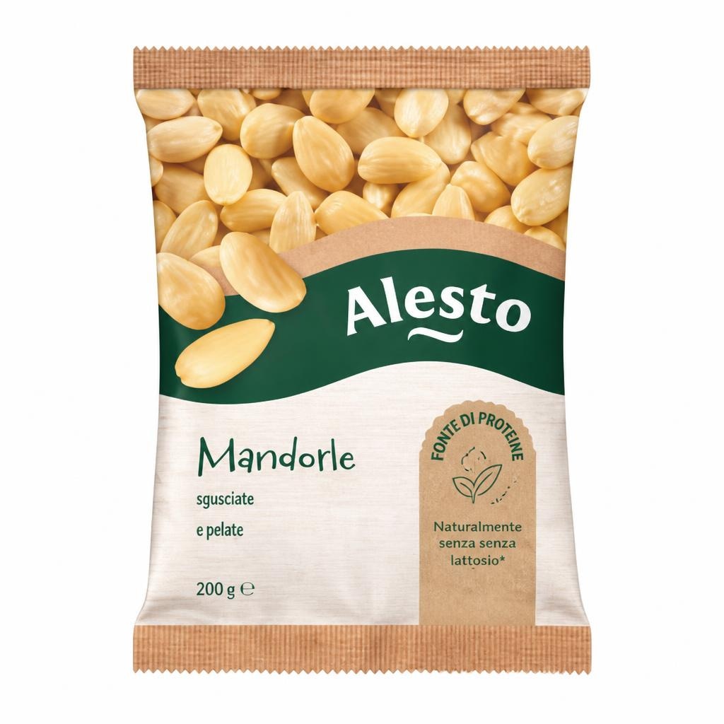 Alesto mandorle sgusciate e pelate 100 g confezione in offerta da Lidl