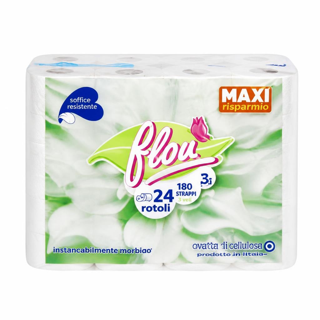 Flou carta igienica 24 rotoli in offerta da MD