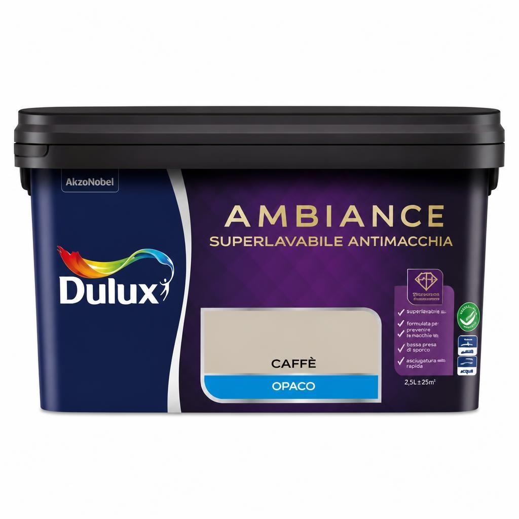 Ambiance Superlavabile Antimacchia 2,5L ± 25m² Dulux in offerta da Leroy Merlin