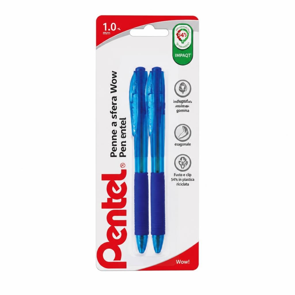 Penne a sfera Wow Pentel 4 pezzi in offerta da Carrefour