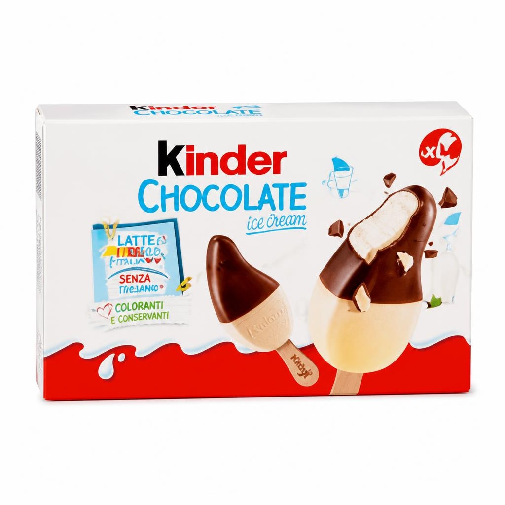 Chocolate Ice Cream Kinder conf. da 4, g 152 - Offerta nel negozio Bennet