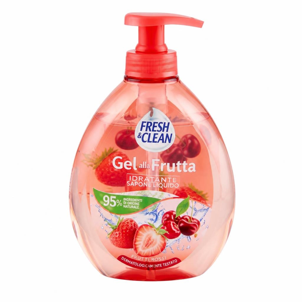 Sapone liquido in gel alla frutta Fresh & Clean ml 300 - Offerta nel negozio Bennet