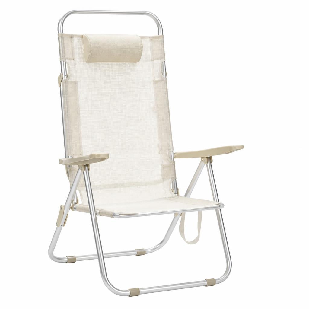 Spiaggina pieghevole con cuscino in offerta da Happy Casa