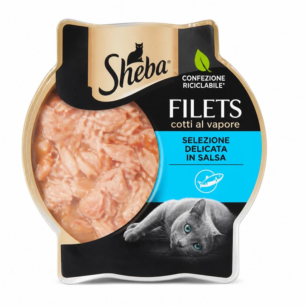 Sheba alimento umido per gatti Filets gusti assortiti 60 g in offerta da Iper La grande i
