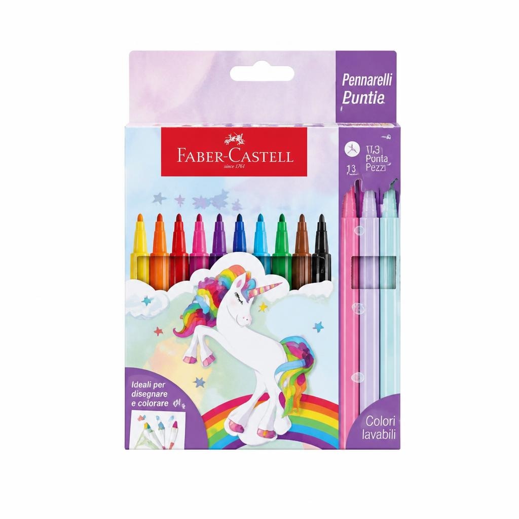 Pennarelli punta sottile 13 pezzi FABER-CASTELL in offerta da Esselunga