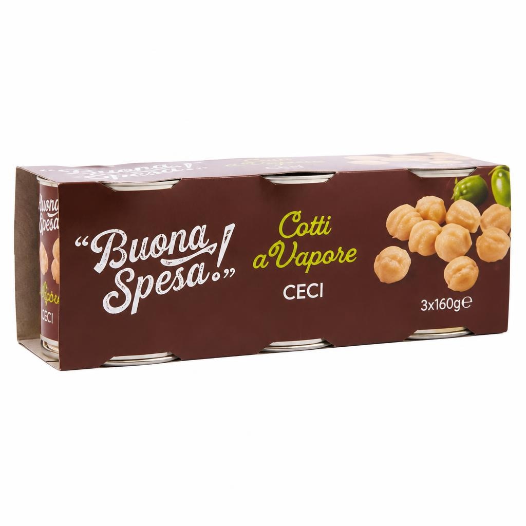 Ceci Cotti a Vapore g 150x3 Buona Spesa - Offerta nel negozio MD
