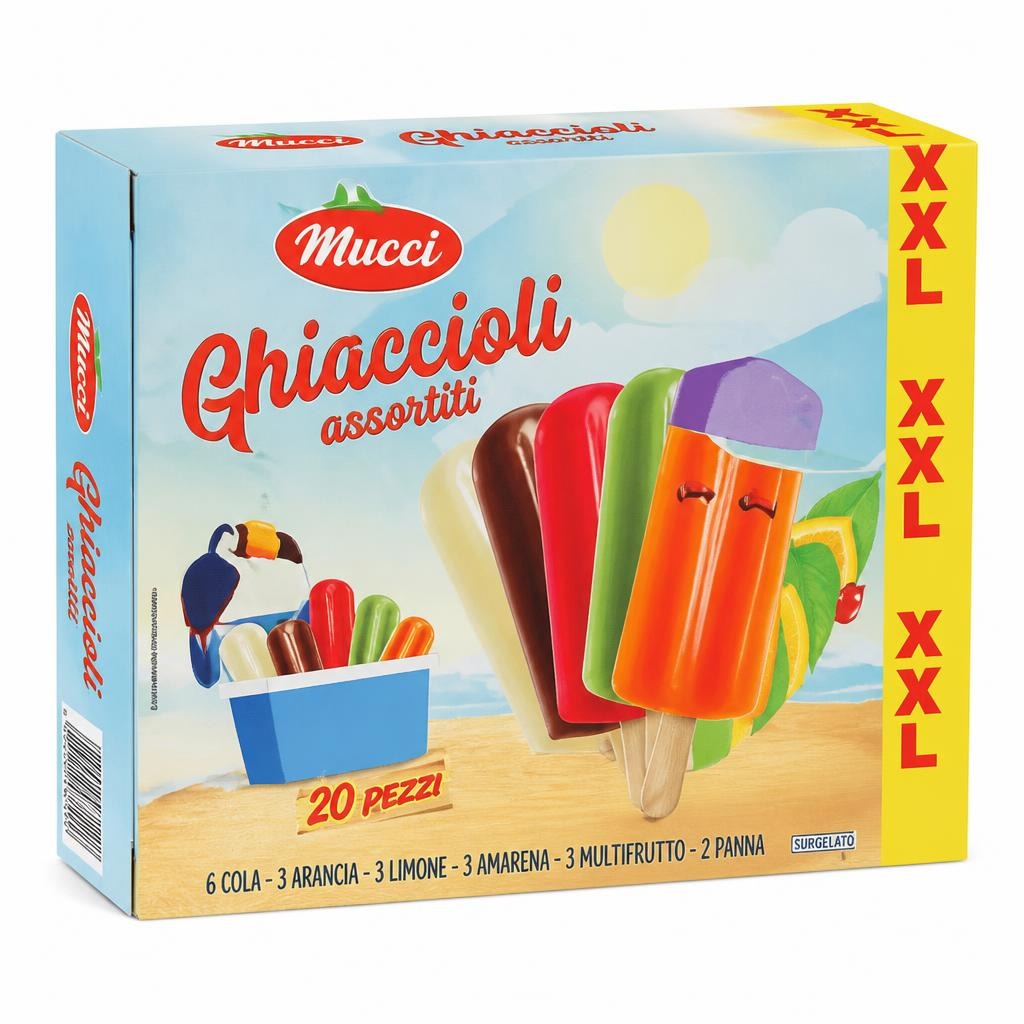 Mucci ghiaccioli assortiti XXL 20 pezzi, 1,5 kg in offerta da ALDI