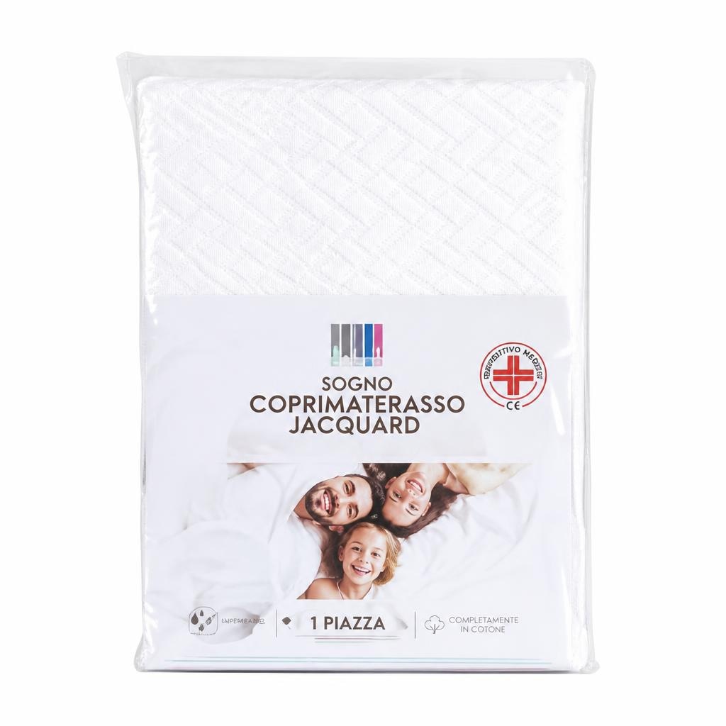 Sogno coprimaterasso jacquard 1 piazza - Offerta nel negozio Risparmio Casa