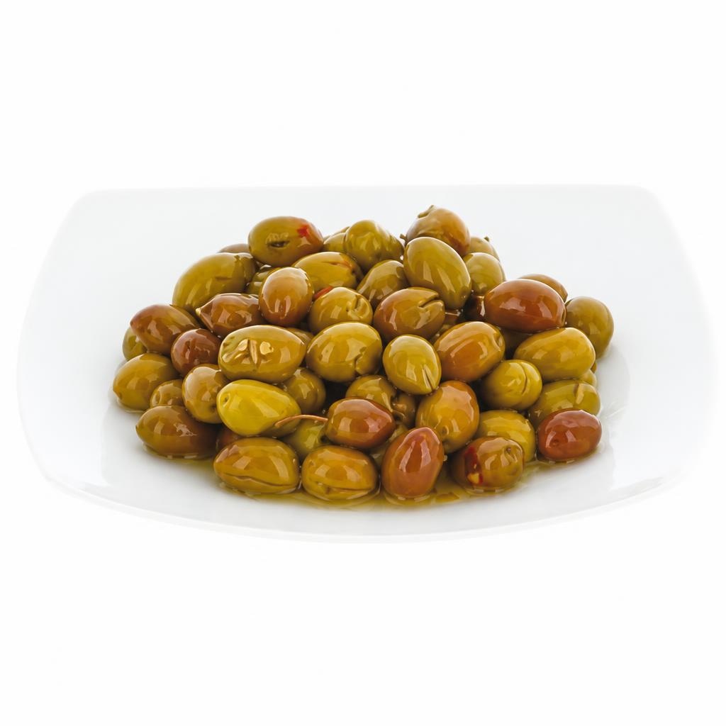 Olive Verdi Schiacciate 250 g in offerta da Panorama