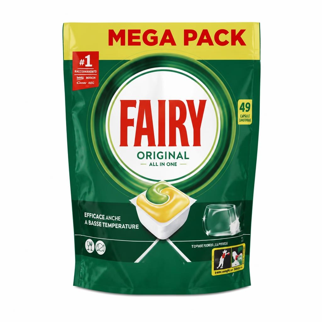 Fairy detersivo per lavastoviglie 32/40/45/49 caps in offerta da Il Gigante