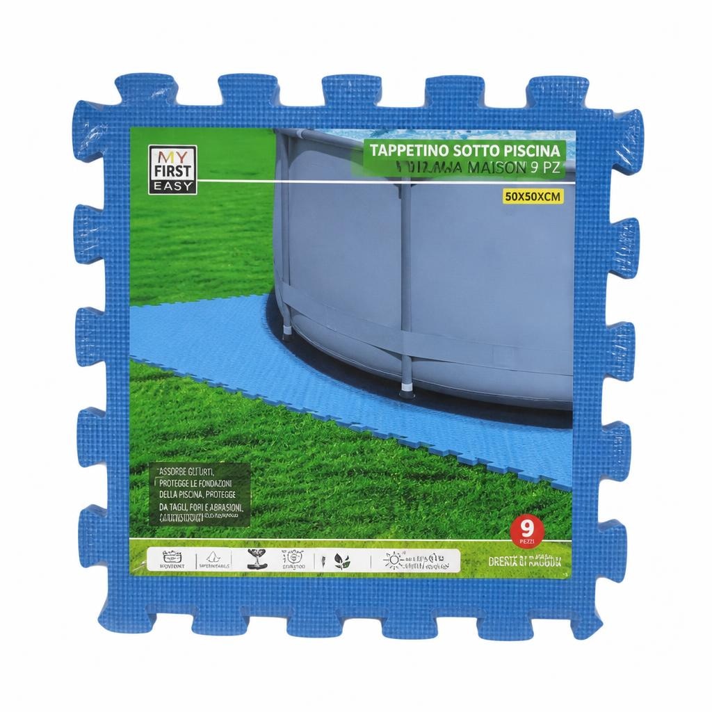 Tappetino sotto piscina MA MAISON 9 PZ 50X50CM - Offerta nel negozio Maury's