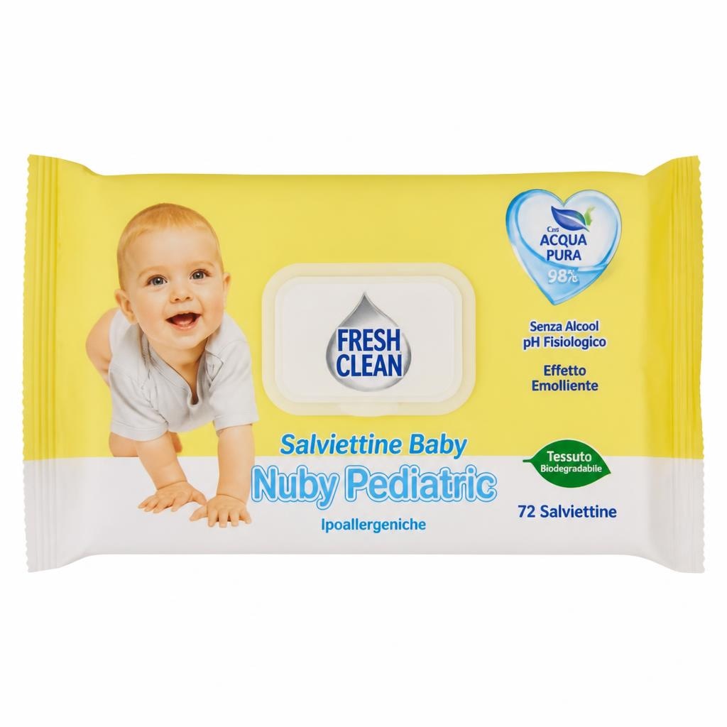 Fresh&Clean salviettine baby 72 pezzi in offerta da Panorama