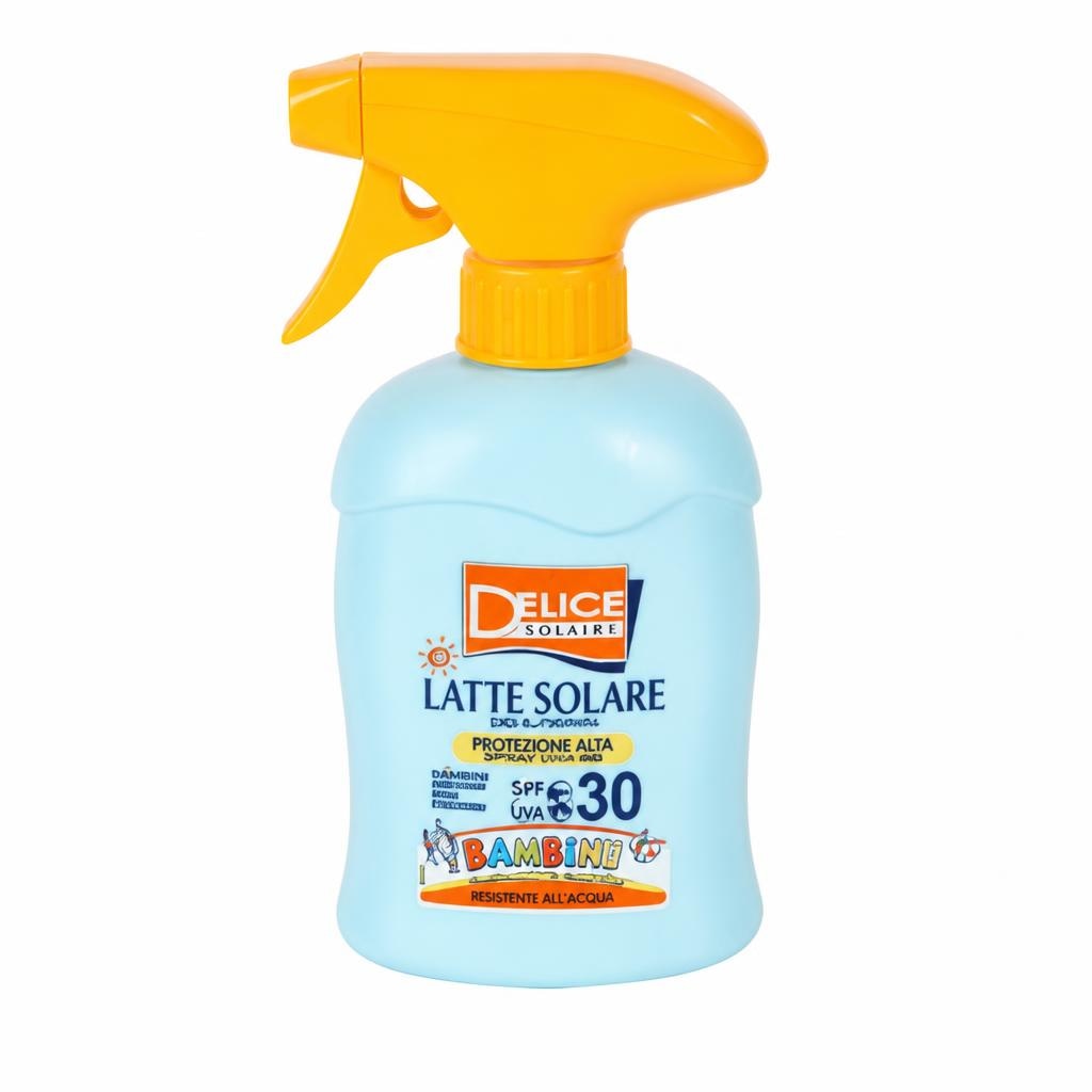 Latte Solare Spray UVA Protezione Alta Bambini SFP 30 Delice ml 250 - Offerta nel negozio Bennet