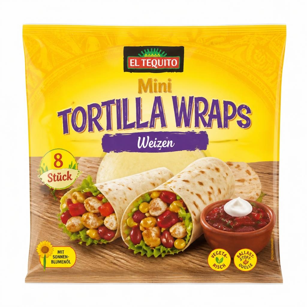 El Tequito Mini Tortillas 240 g confezione - Offerta nel negozio Lidl