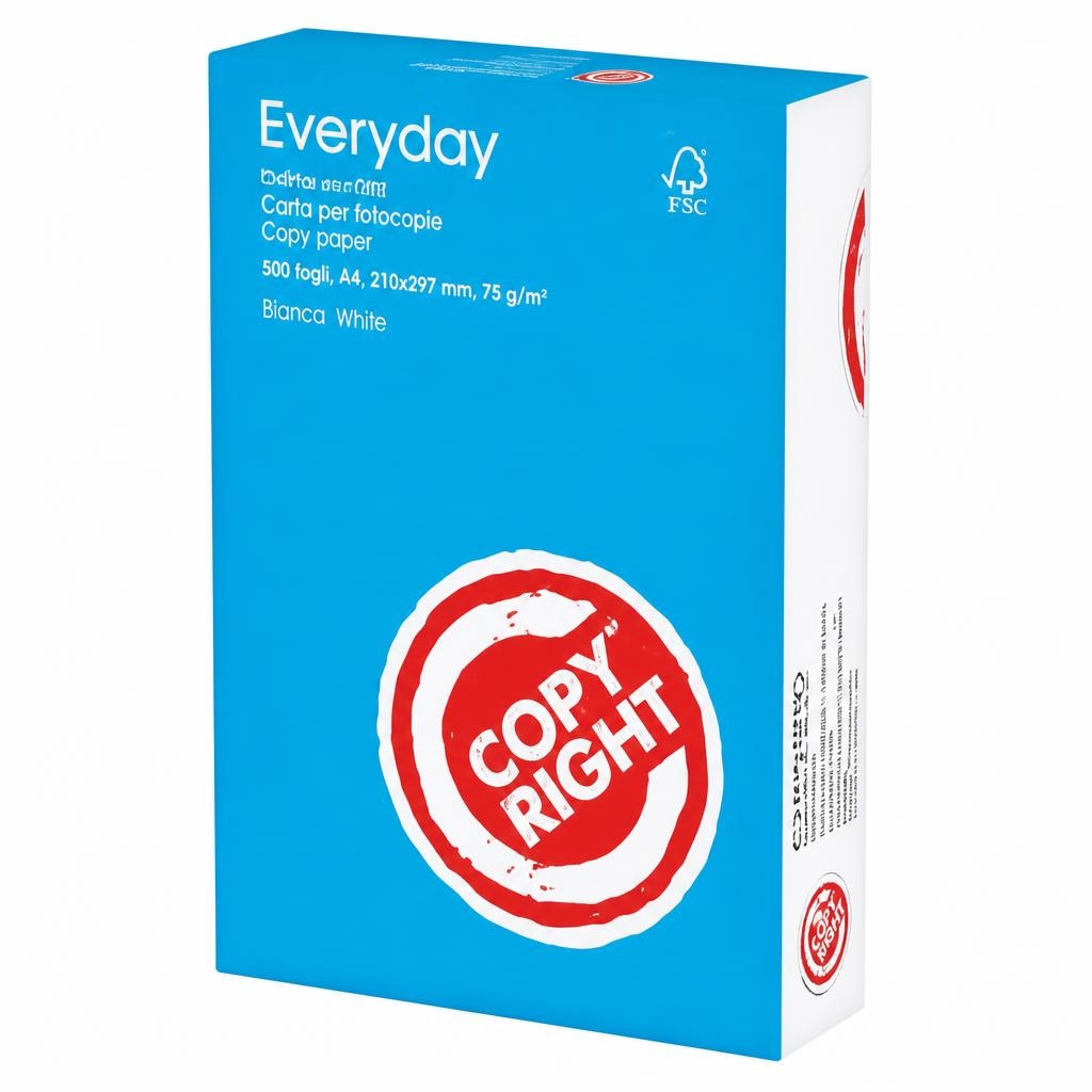 Carta fotocopie Copy Right risma 500 fogli in offerta da Bennet