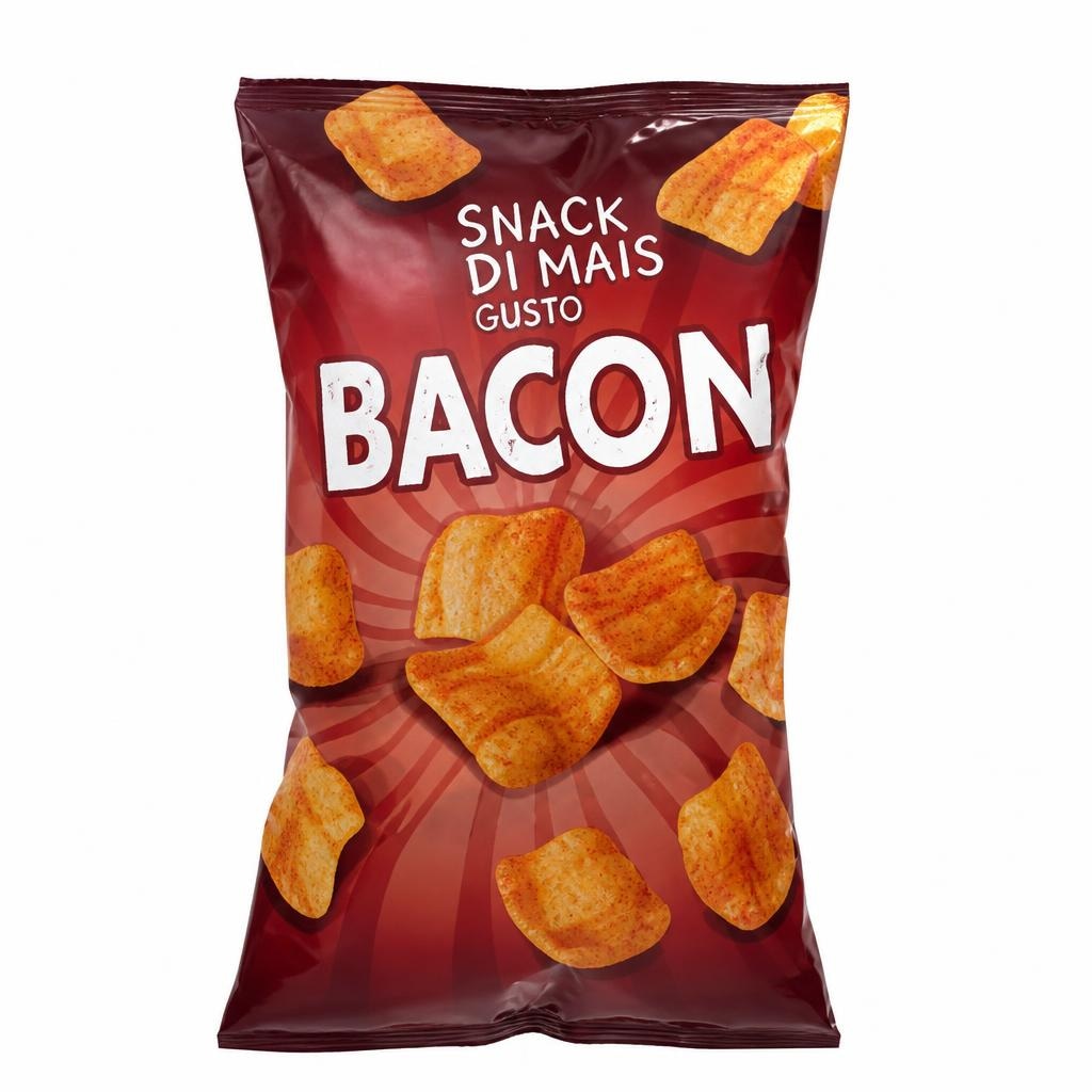 Snack di mais gusto bacon 100 g in offerta da Penny