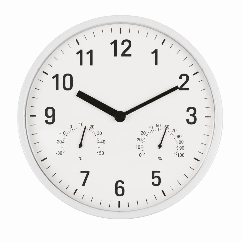 Orologio da parete con termometro ed igrometro AURIOL in offerta da Lidl