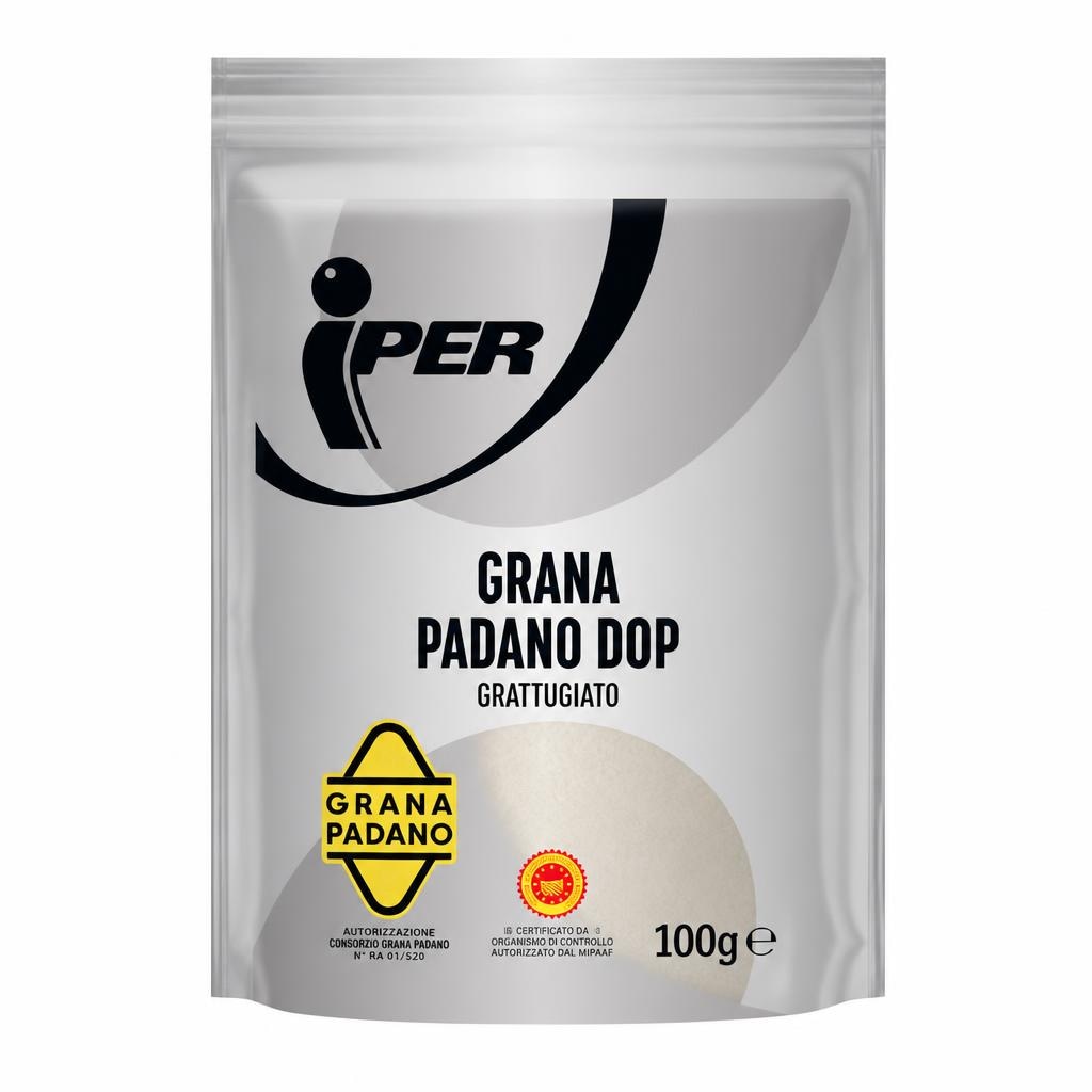 Grana Padano DOP grattugiato 100 g in offerta da Iper La grande i