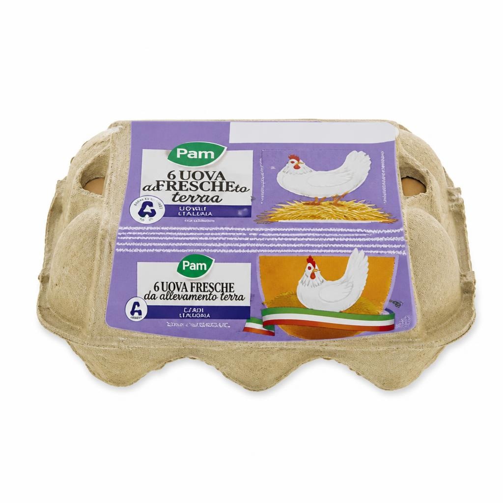 Uova fresche 6 pezzi Pam in offerta da Panorama