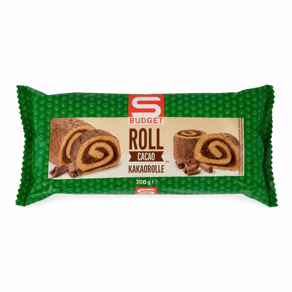 S-BUDGET Roll al cacao 300 g in offerta da DeSpar