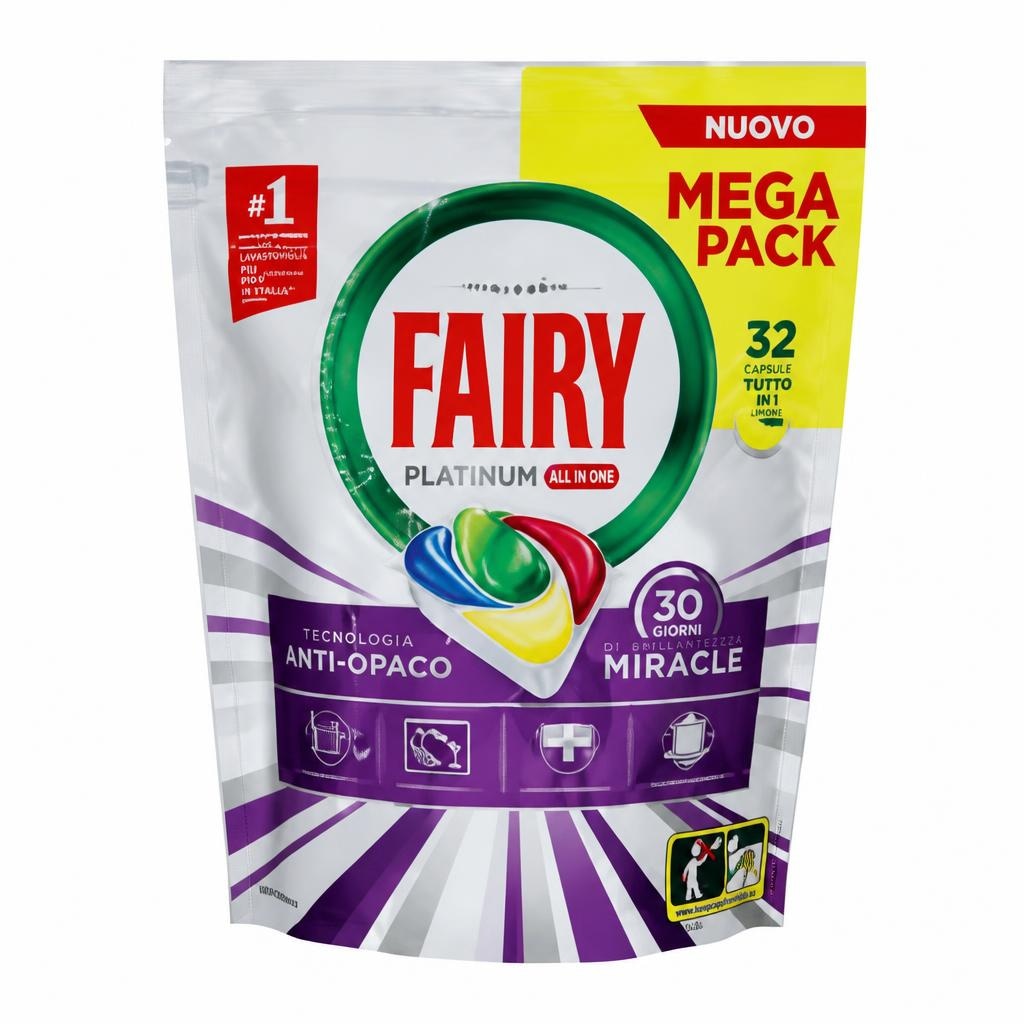 Gel Lavastoviglie o Caps Lavastoviglie Fairy All In One 3 x 504 ml o 537 g in offerta da Carrefour