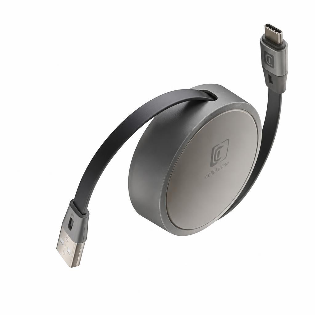Cavo USB-C retrattile Cellularline - Offerta nel negozio Unieuro