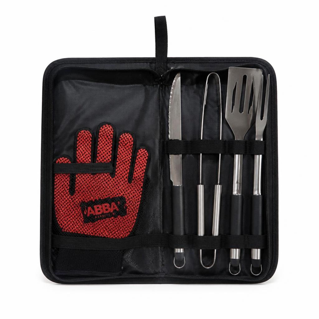 Valigetta Set Barbecue 4 pezzi - Offerta nel negozio Happy Casa