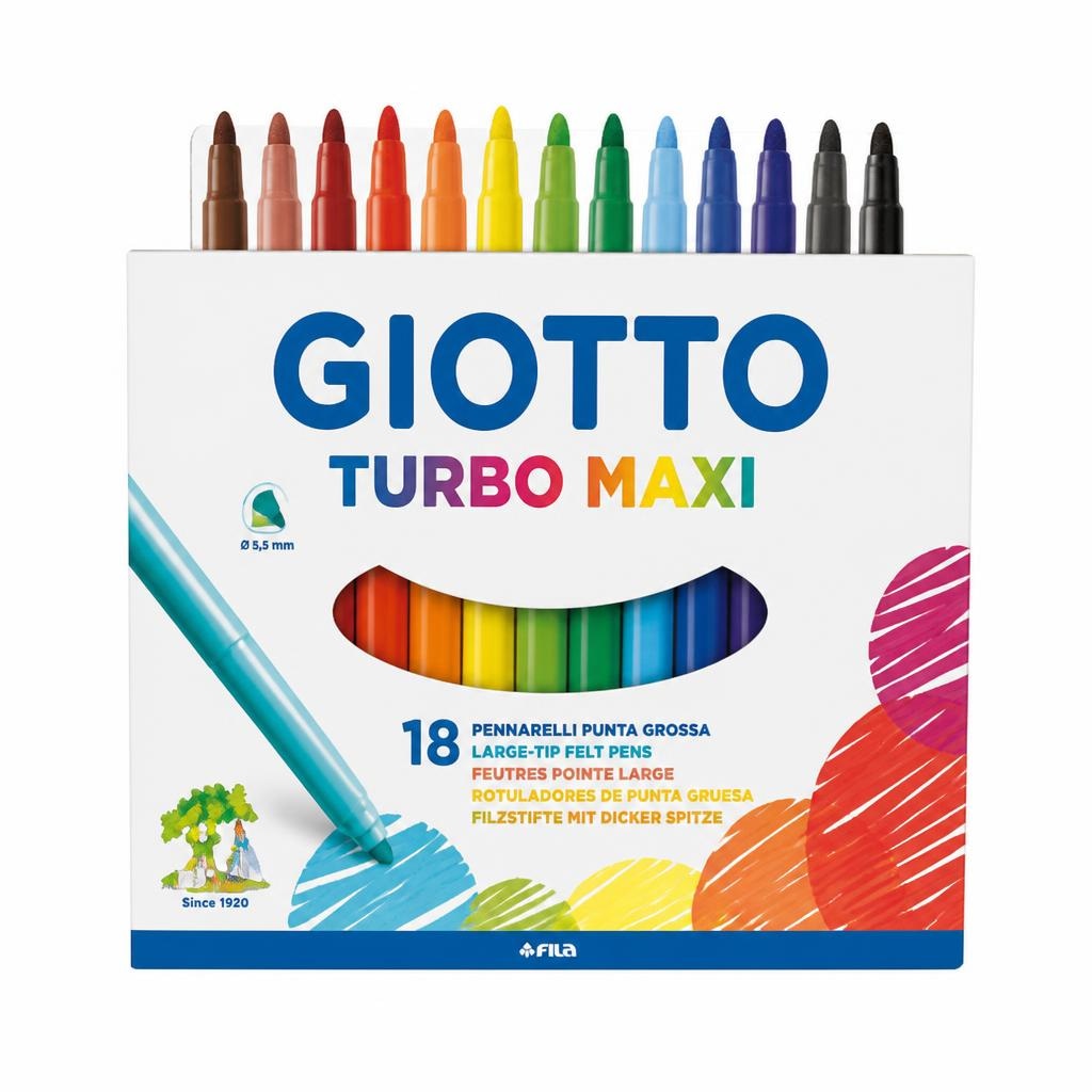 Pennarelli Turbo Maxi 18 pezzi GIOTTO in offerta da Iper La grande i