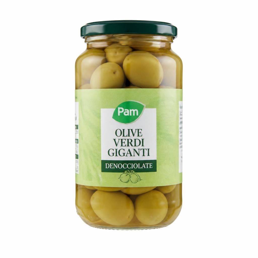 Olive verdi giganti 565/545 g sgocc. 340/260 g in offerta da Panorama